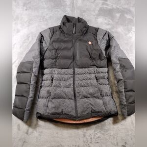 North Face Coat Womens Size S Blk,grey,rose Pink 550 Down Denali Puffer Jacket
